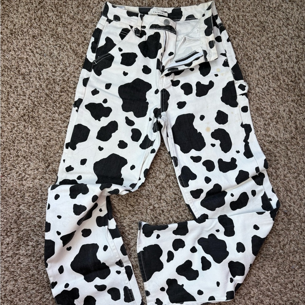 Pacsun Cow Print Pants